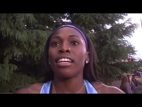 Chrishuna Williams on three-peat at Payton Jordan