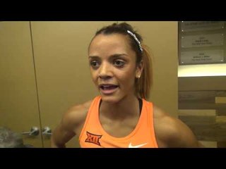 Kaela Edwards after an NCAA top 10 mile all-time, wanted the NCAA record