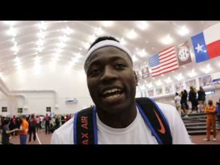 Download Video: Gator frosh Grant Holloway won 60m hurdles, ran fastest 4x4 split at the 2017 NCAA Indoor Champs