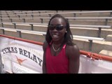 USATF Indoor 60m Champ Morolake Akinosun excited to put on a show at Texas Relays