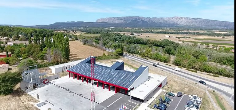 Trets - Visite de la nouvelle caserne des pompiers