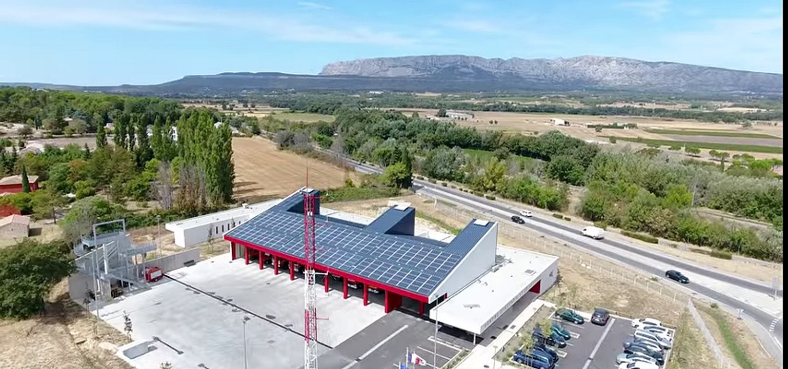 Trets - Visite de la nouvelle caserne des pompiers