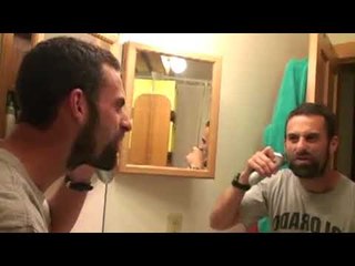 Jenny Simpson And Ryan Fenton Prep For Stachies at Nashies