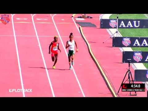Cha'iel Johnson Drops Monster Kick To Win AAU Junior Olympic Games 1500m