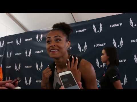 After world junior record, Sydney McLaughlin says that was a FAST race