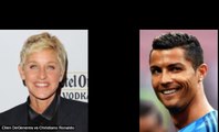 Ellen DeGeneres vs Christiano Ronaldo Who is younger and richer?