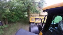 JCB Carting bales, awesome engine sound