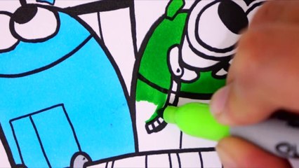 Peppa Pig Coloring Book Compilation Pocoyo Storybots Elmo Coloring Book