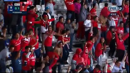 Gol Fernando Uribe Pachuca vs Toluca 0-1