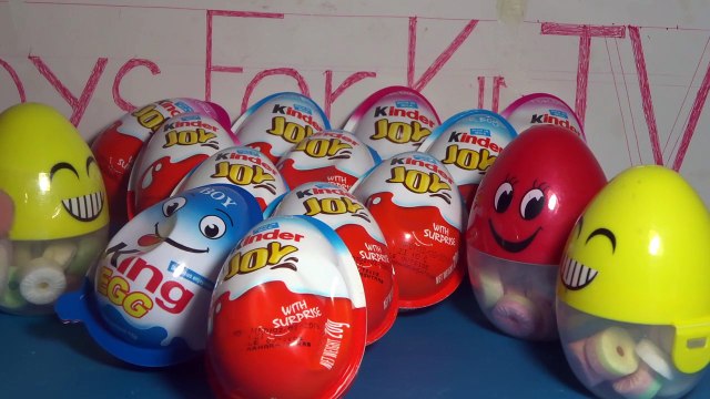 Surprise Eggs Colors Toys For boys Kinder Joy Videos For Children Learning Videos For 3 Year Olds