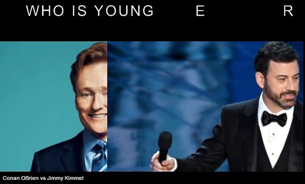 Conan OBrien vs Jimmy Kimmel Who is younger and richer?