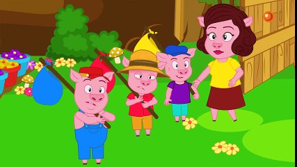 Les Trois Petits Cochons - dessin animé en français - Conte pour enfants avec les P'tits z'Amis