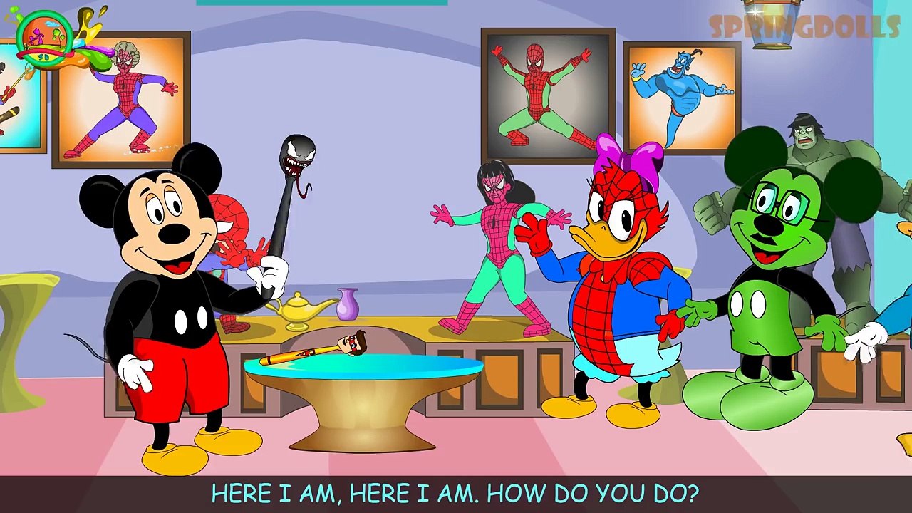 Finger Family Collection | Mickey Mouse Vs Monster Skeleton Devil Zombie Finger Family Nursery Rhyme