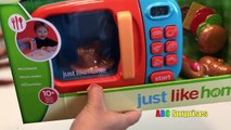 Just Like Home Toy Microwave Oven Play Kitchen MASHEM Disney Marvel Playdoh Surprise Toys for Kids