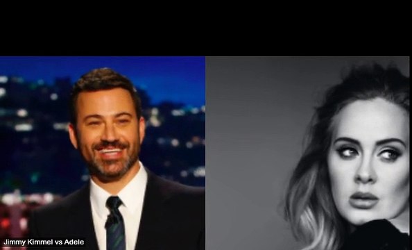 Jimmy Kimmel vs Adele Who is younger and richer?