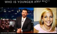 Jimmy Kimmel vs Britney Spears Who is younger and richer?