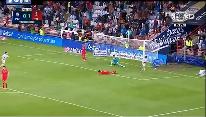 Gol Joaquin Martinez Pachuca vs Toluca 1-1
