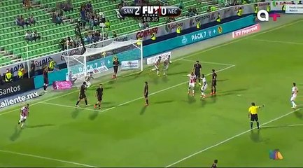 Gol Luis Perez Santos vs Necaxa 2-1