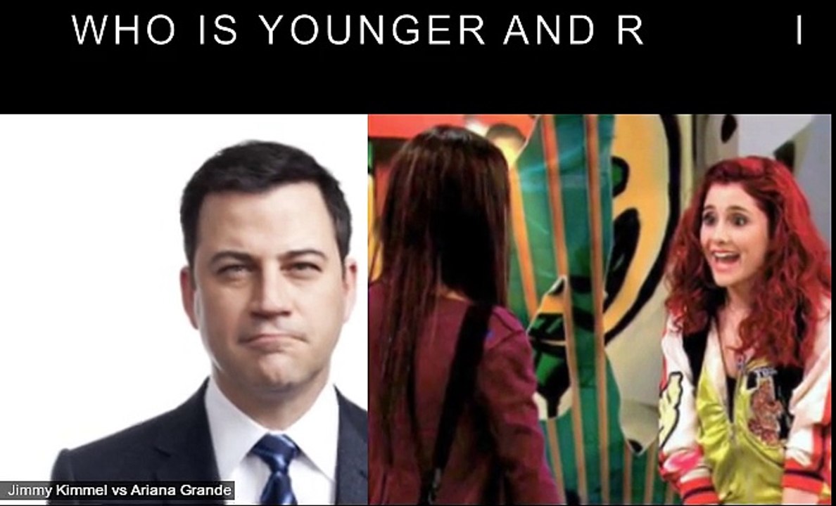 Jimmy Kimmel vs Ariana Grande Who is younger and richer?