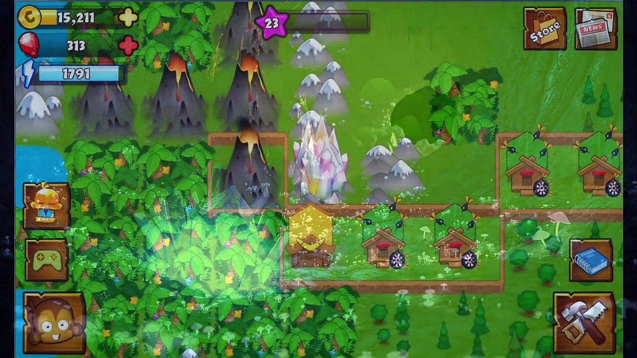 BMC Mobile - Phase Crystal Mission - City Level 23 - Bloons Monkey City