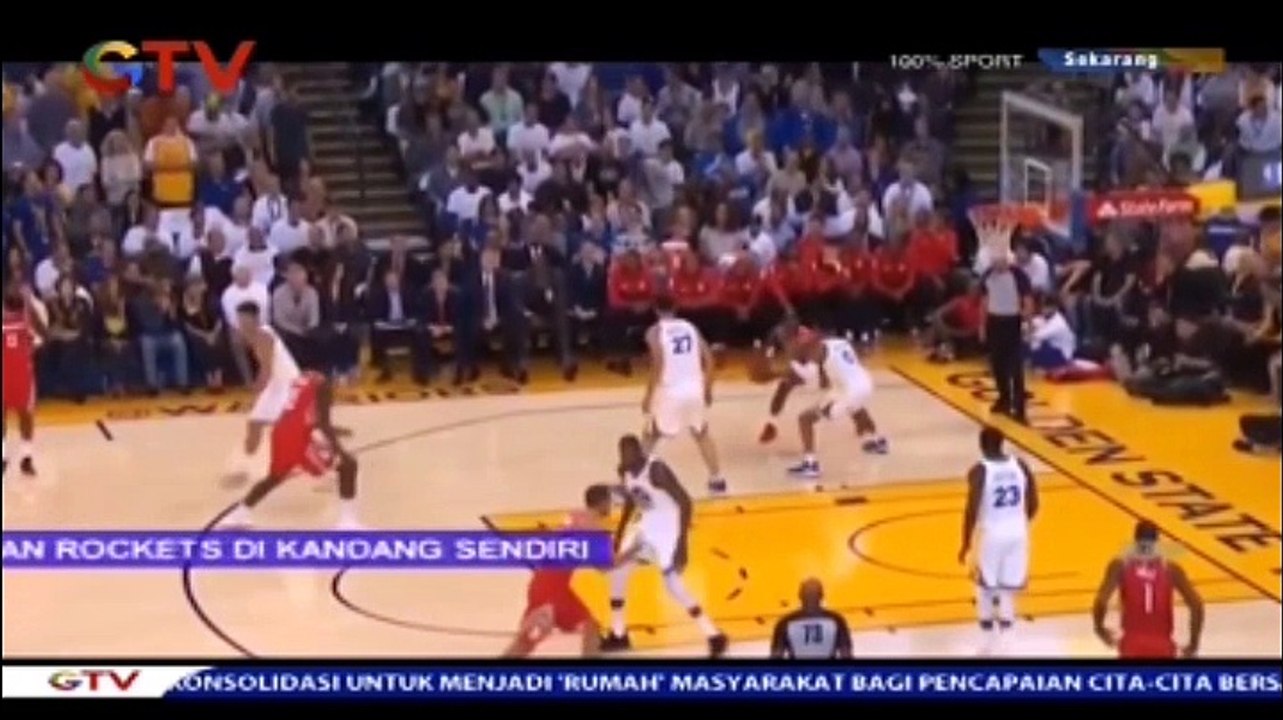 Warriors Berhasil Dipermalukan Rockets di Kandangnya Sendiri