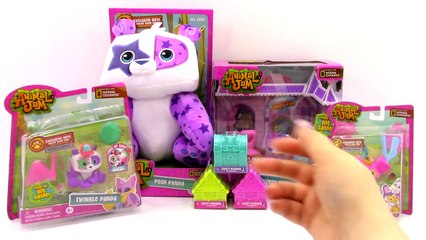 Animal Jam Toy Haul Plush Princess Castle Den Blind Bags Panda Unboxing Toy Review by TheToyReviewer