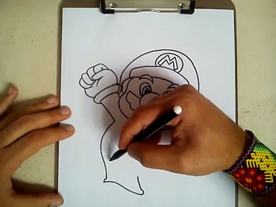 COMO DIBUJAR A MARIO BROS / how to draw mario bros