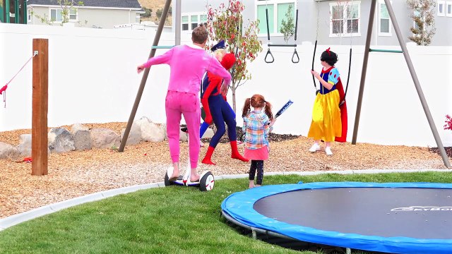 Superhero Compilation! Bad Baby Joker girl and Harley quinn police vs Frozen Elsa and Superheroes