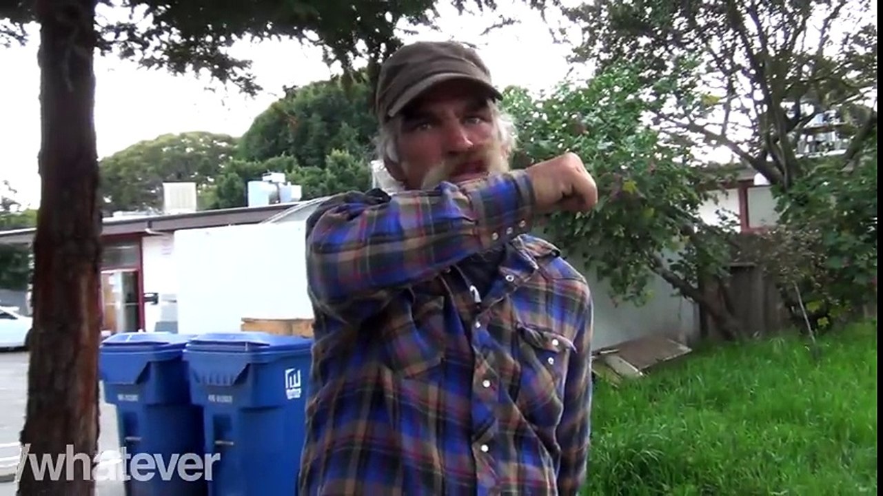 Homeless Man With A Funny Talent
