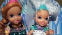 Anna and Elsas children play dress-ups w/ Olaf at Ice Castle! Anna and Elsa toddlers Toys In Action