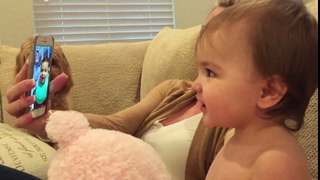 Funny Baby Video - Babies FaceTime video Chat with Each Other