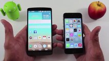 LG G3 vs Apple iPhone 5S Speed Test and Benchmark Test