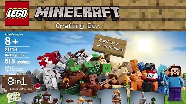 Lego Minecraft Crafting Box 21116 Верстак - Видео для Детей на русском - Лего Майнкрафт