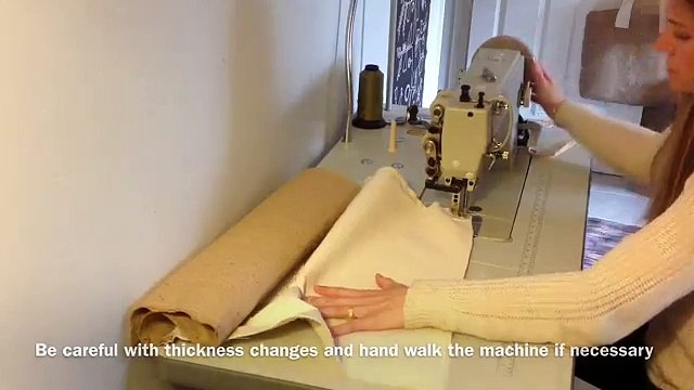 How To Make a Simple Canvas Tote Bag with Lining. Basic Sewing Tutorial by Big Duck Canvas