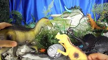 Toy Dinosaur Videos for Children Toy Dinosaur Eggs, Play Doh Dinosaurs