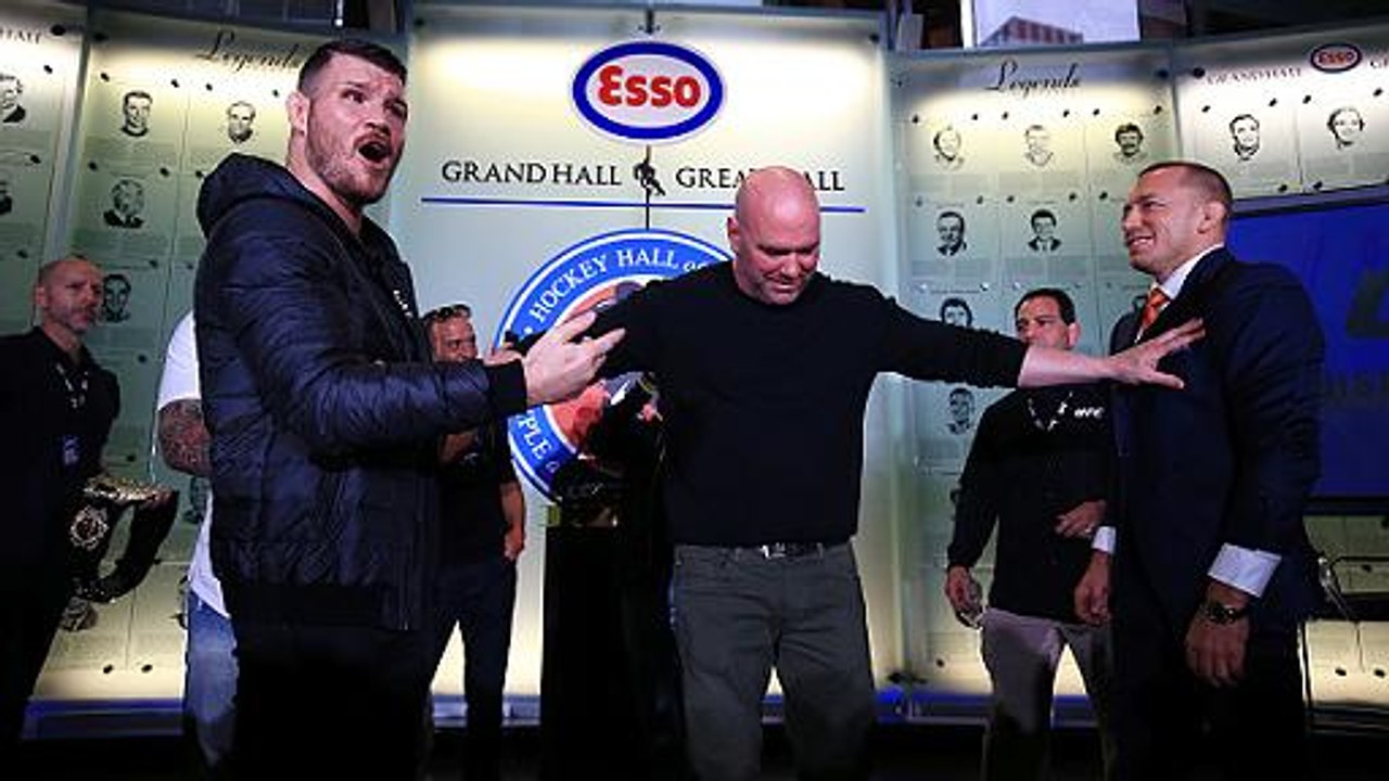 UFC 217: Bisping vs St-Pierre - Toronto Press Conference Face-off