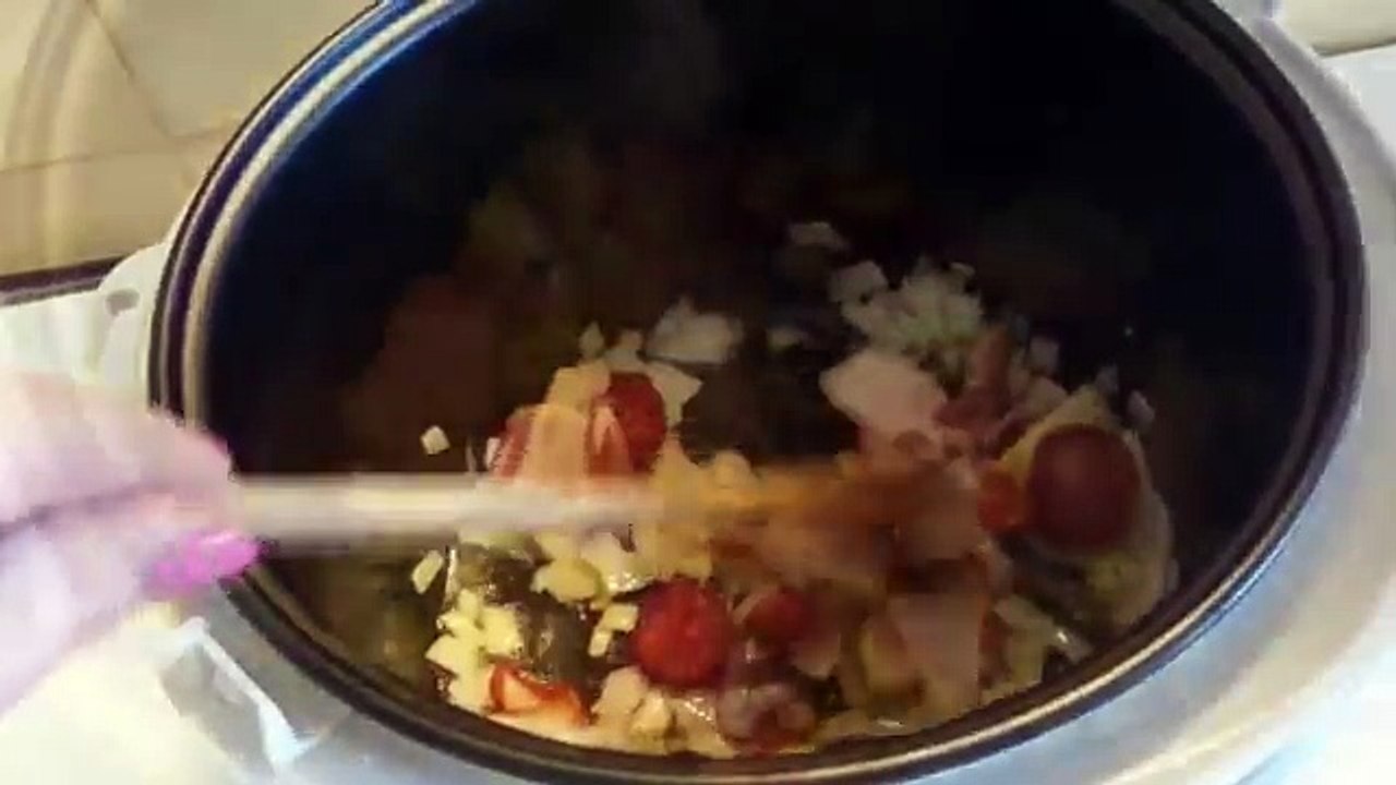 cocina con cooker matic lentejas