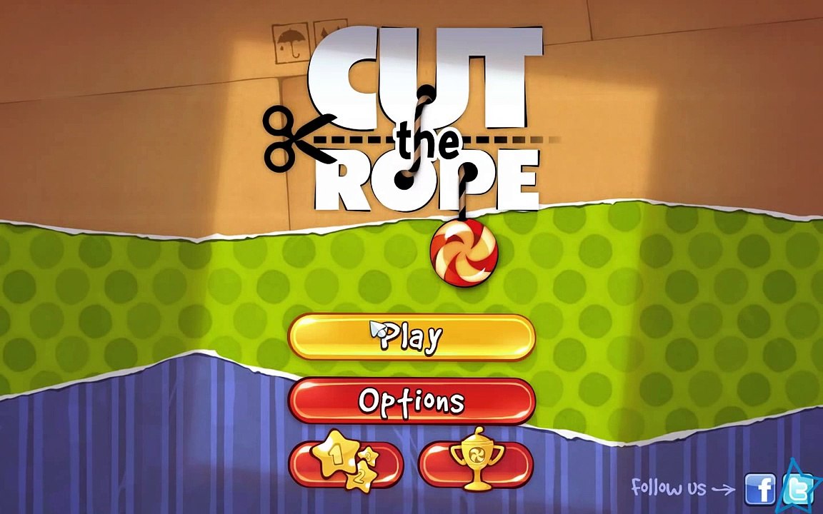 Lets Play Cut The Rope Part 1 - Laggy Slo-Mo Gaming