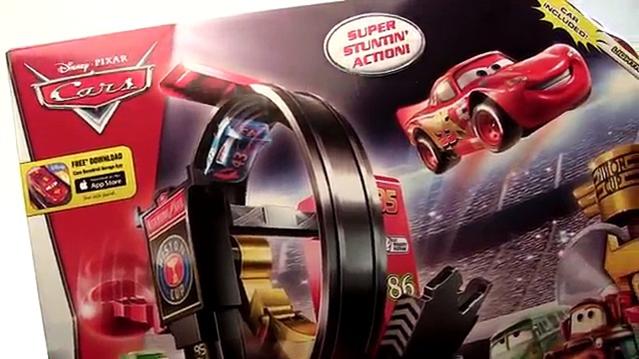 Disney Pixar Cars Toys with Lightning McQueen! Toy Launcher and Mack Transporter!