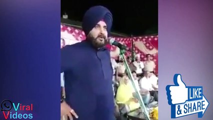Navjot Singh Sidhu funny Speech Whatsapp Viral Videos