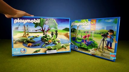 Playmobil Wild Animals Crocodiles and Flamingos Playset Fun Toys For Kids