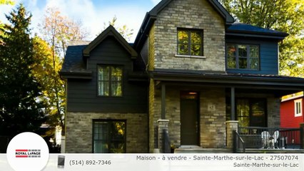 Maison - à vendre - Sainte-Marthe-sur-le-Lac - 27507074