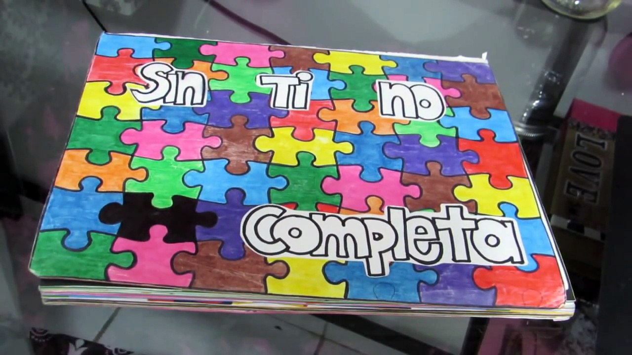 libreta para novio ♥ explicacion hoja por hoja -parte 1