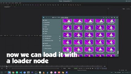 Blackmagic Design Fusion 8.2.1 in Linux - How we import video