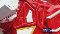 power rangers dino supercharge t-rex super charge formacion tri anquilo  español latino