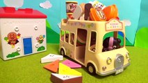 サンドイッチくんのおべんとうバス☆人気動画連続再生☆はたらくくるまのかくれんぼ♪いろっち　ようちえんバス　ピクニック　おもちゃアニメ