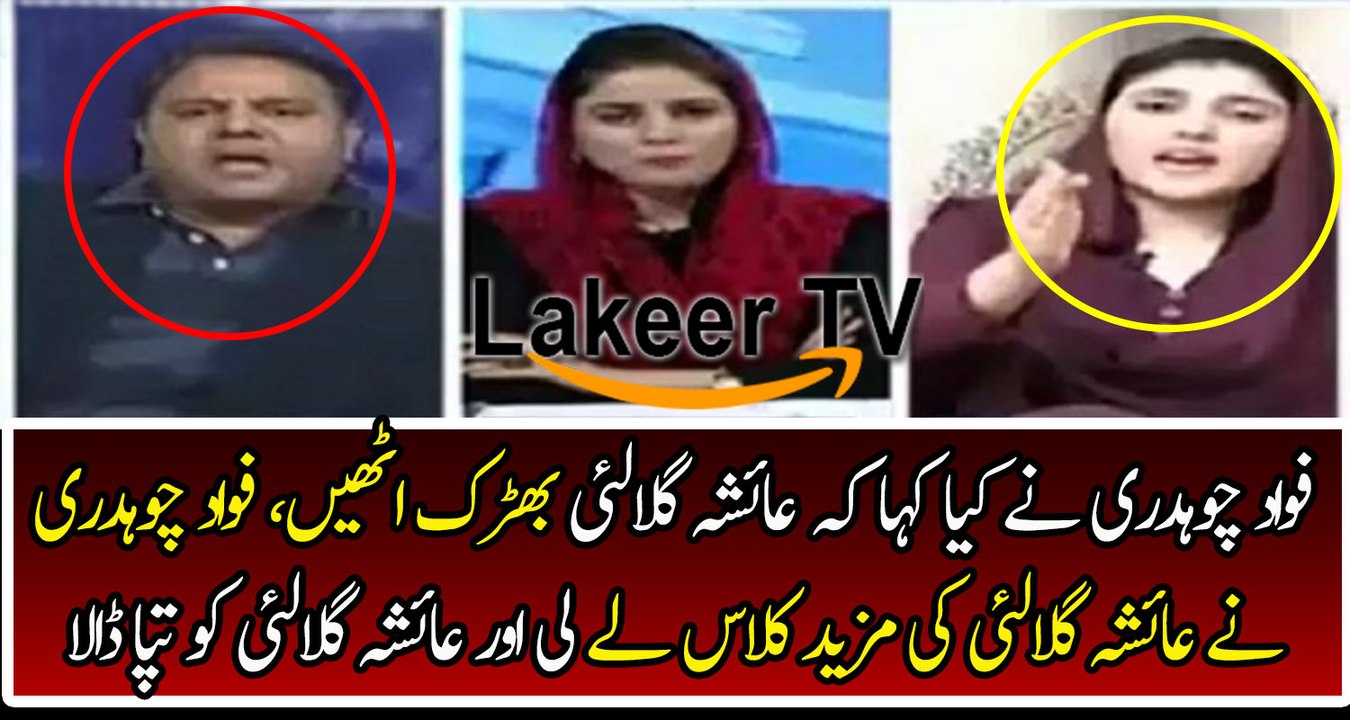 Fawad Chaudhry Badly Bashing And Insulting Ayesha Gulali