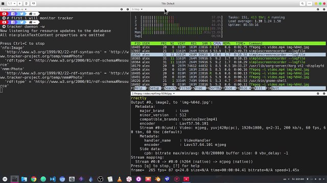 Simple GNOME Tracker performance test