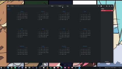 [GNOME 3.24] Week View on Calendar! - YouTube