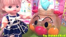 メルちゃん おもちゃアニメ いろんな食べ物切っていこう❤キッチン 料理 Toy Kids トイキッズ animation anpanman